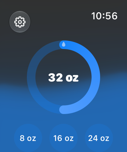 H2O watch screen